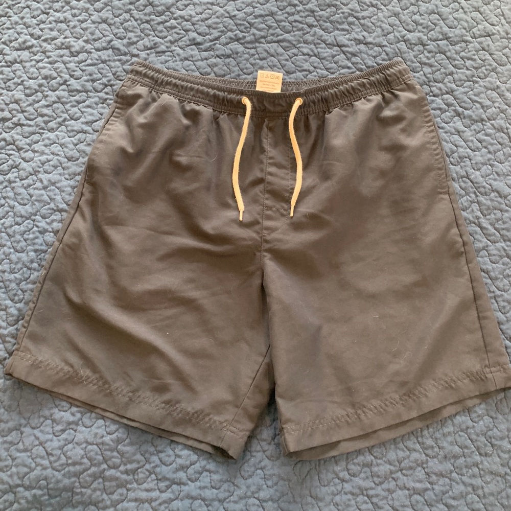 Mens Blue Swim-Trunks